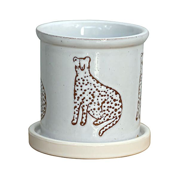 水禽鉢 モニカ M 植木鉢 受け皿付 HO-2711WH – ボウクス・タイルマーケット