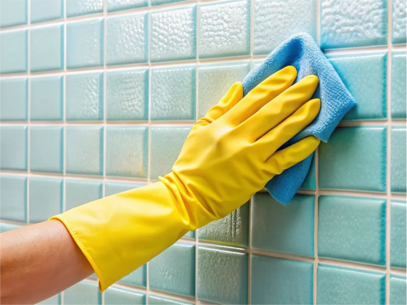 タイルのお掃除