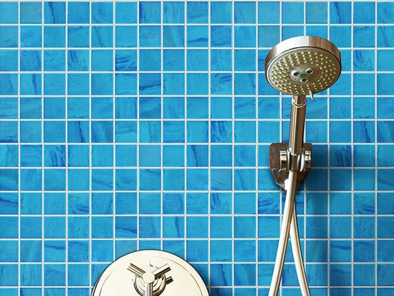 美濃タイル商業協同組合のタイル　オーシャンブルー