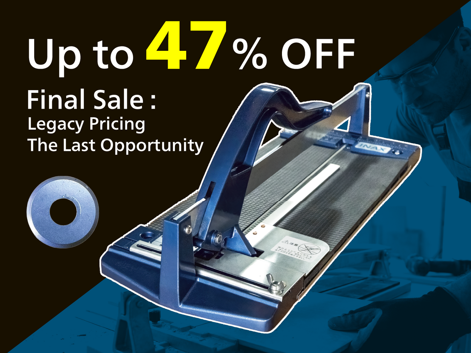 【50セット限定】LIXIL タイルカッターN 最大47%OFF｜4月値上げ前-最後の特別価格セール。現場での作業効率を左右する重要な道具を、価格改定前のこのタイミングで。