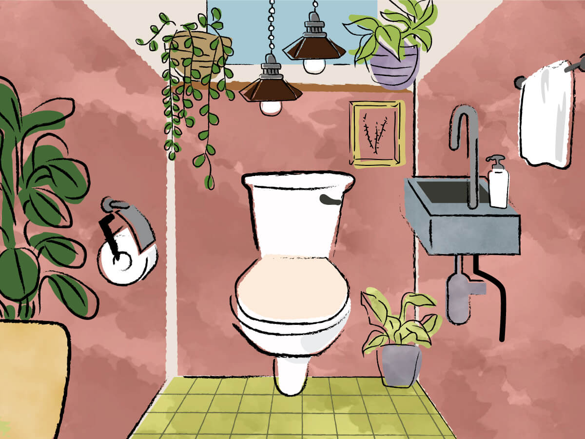 トイレタイルのお掃除お手入れ方法