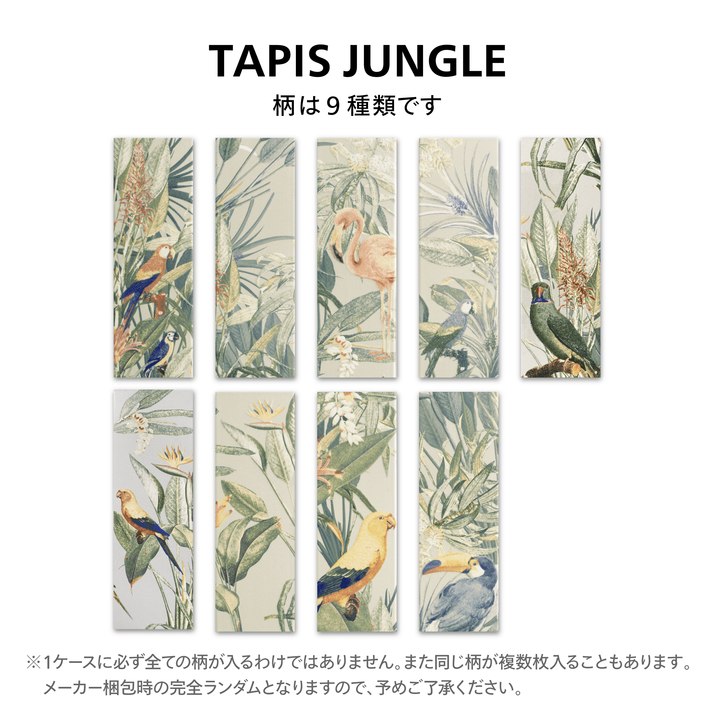 JUNGLE - ジャングル(TAPIS JUNGLE)