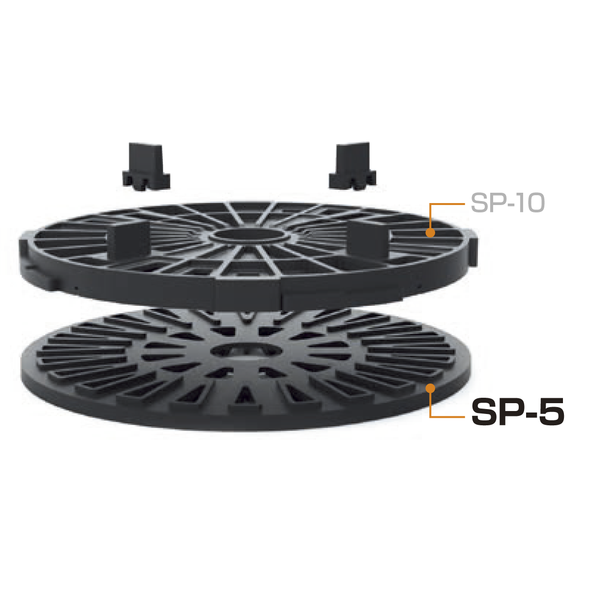 高さ調整敷設パット プレート（Fixplus レベリングシステム BS60用部材）