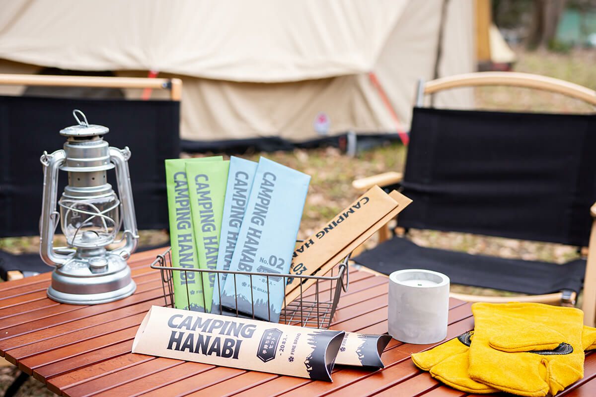 キャンピング花火  （手持ち花火 線香花火 8本入）