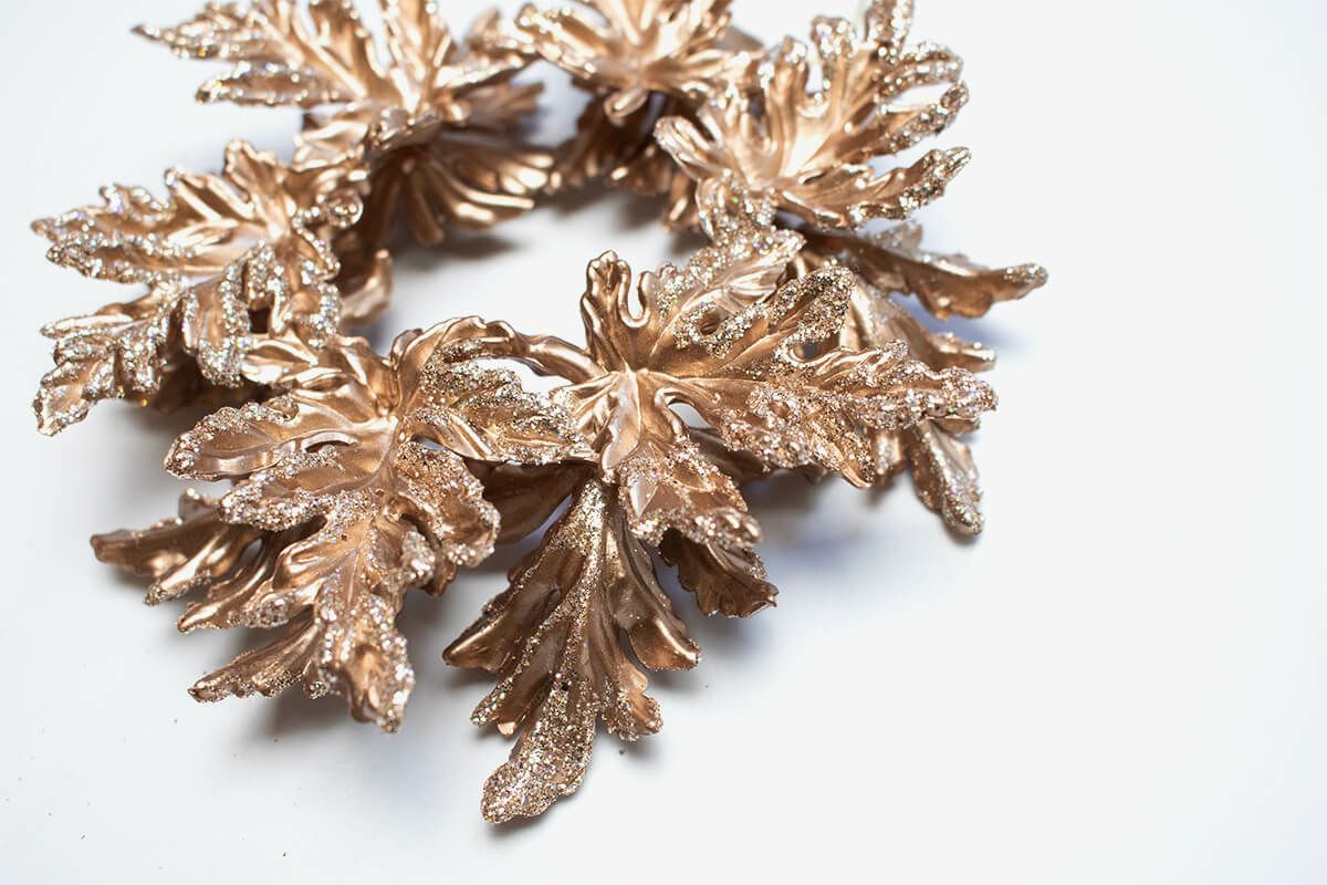 オーナメント アクリルゴールドリーフリースオーナメント – ボウクス