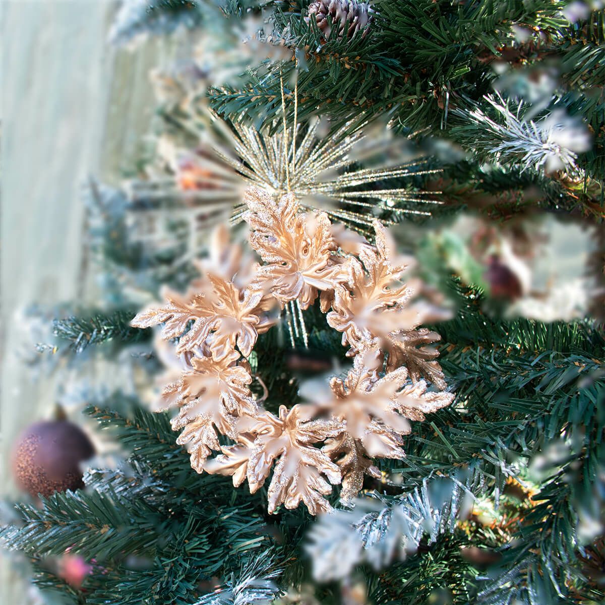 オーナメント アクリルゴールドリーフリースオーナメント – ボウクス