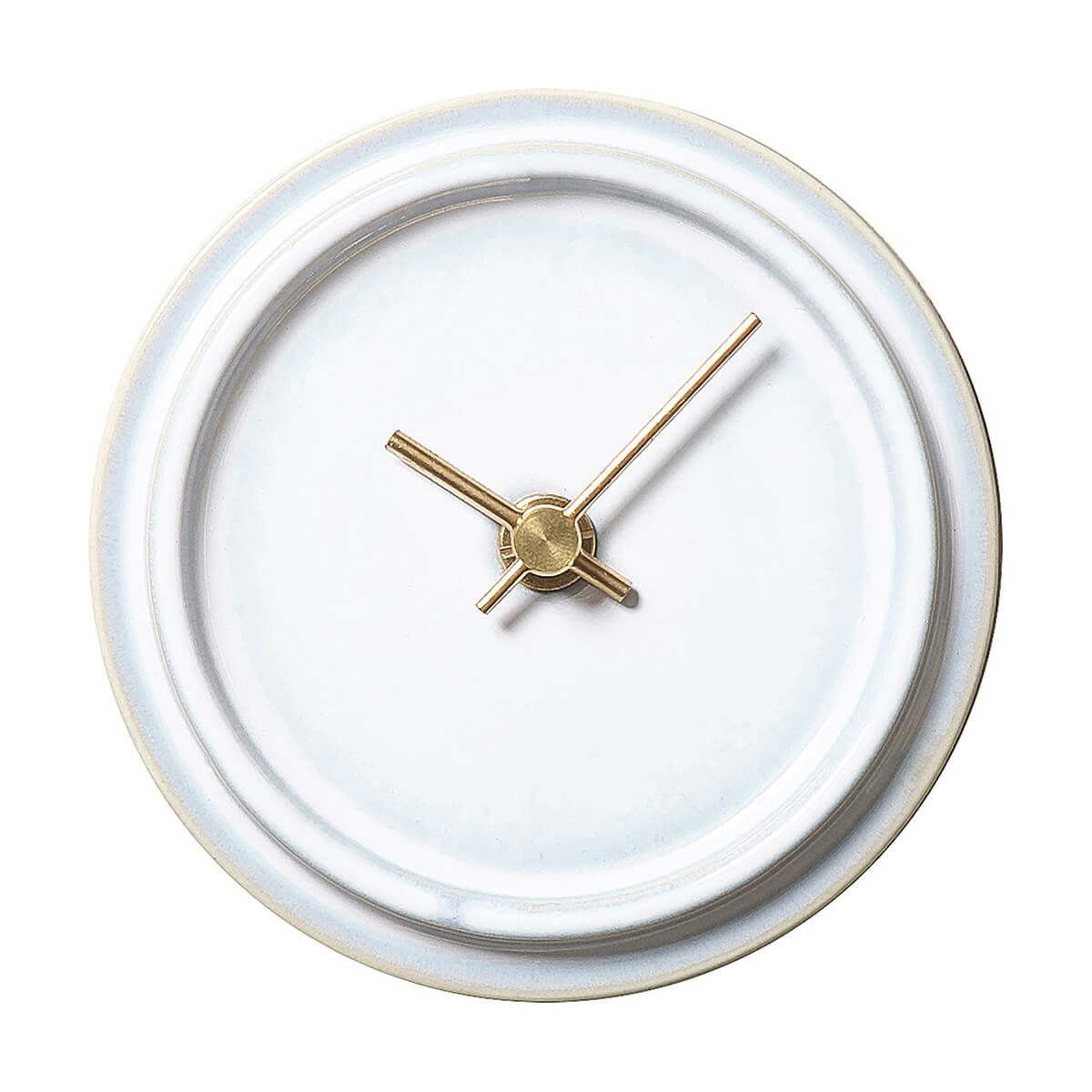 2WAY TILE WOOD CLOCK  Z-01 乳白釉 WOOD_CLOCK