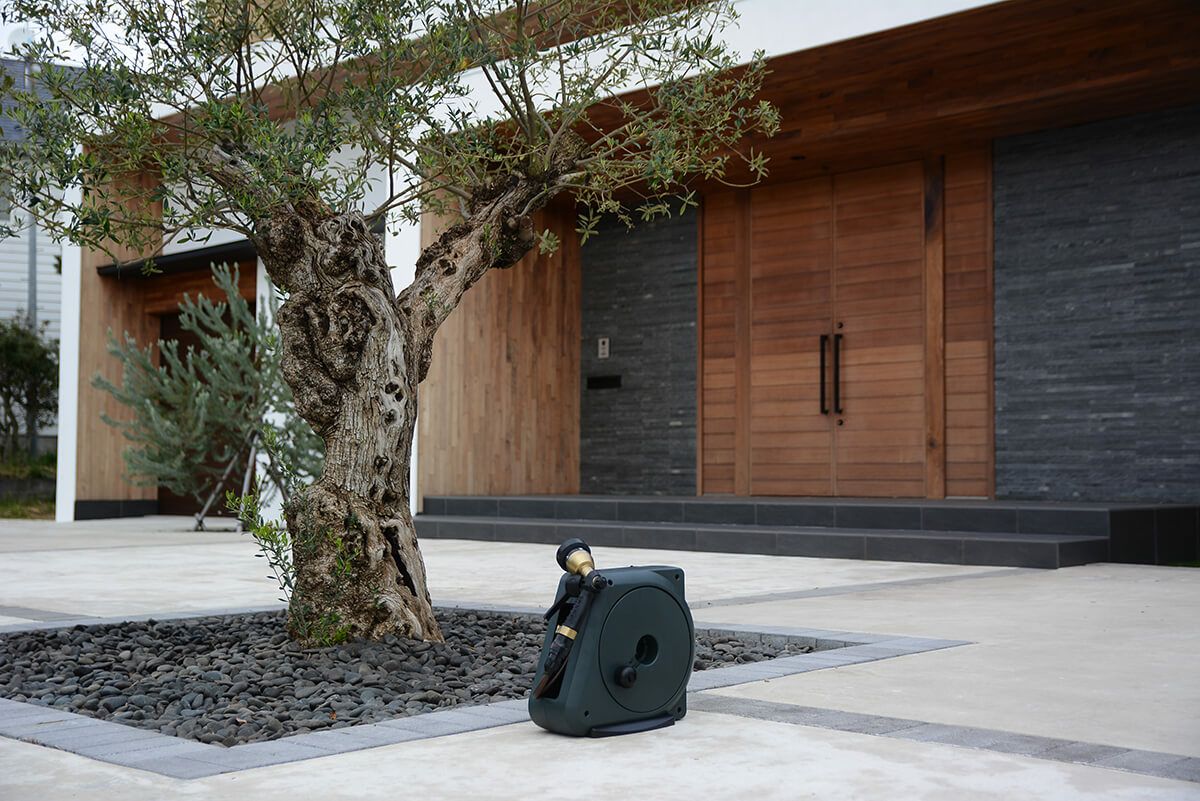 コンパクトガーデンリールII（カカオレッド）