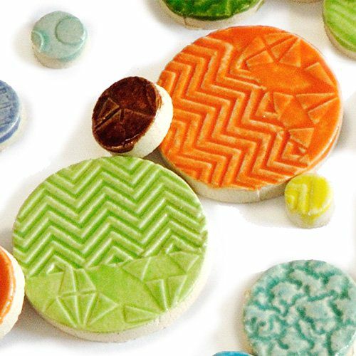 ランダムサイズ・丸タイル - L<br>SC-013-L