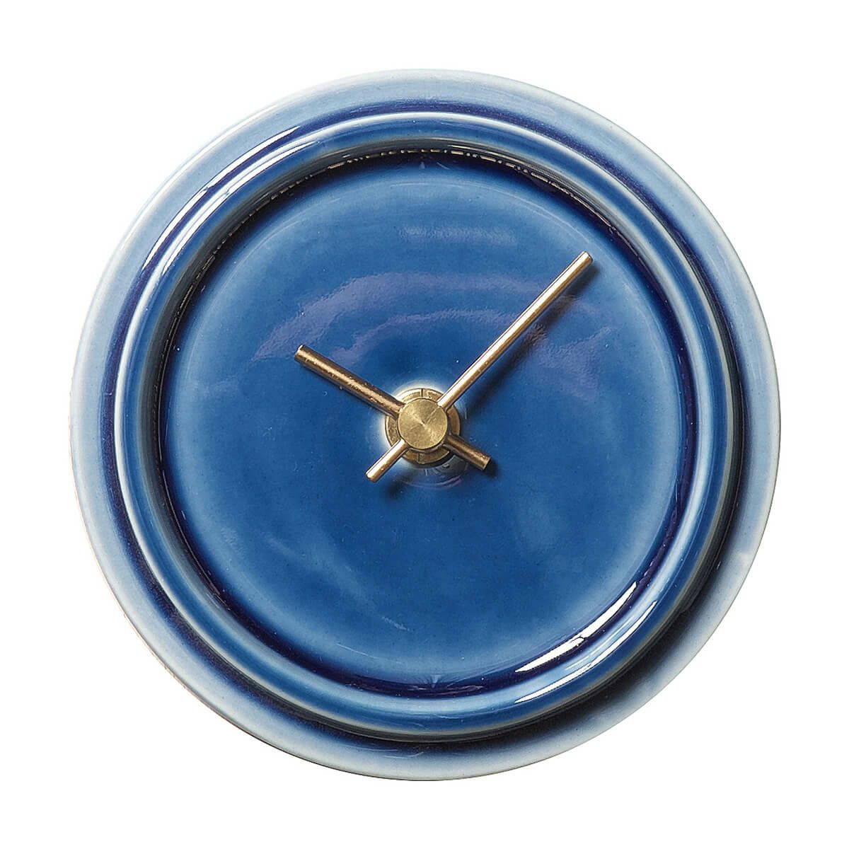 2WAY TILE WOOD CLOCK  P-12 ペールブルー WOOD_CLOCK