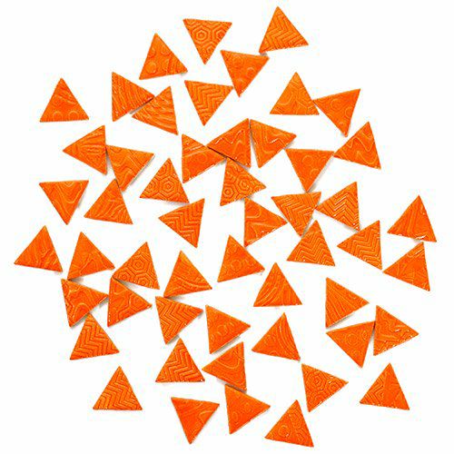 三角形タイル<br>10個セット<br>SC-020-orange