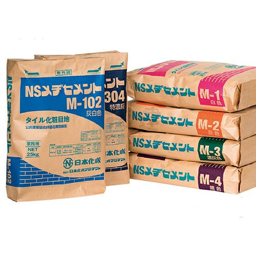 内外装壁床用 NSメヂセメント M-304 （特濃灰）（25kg）