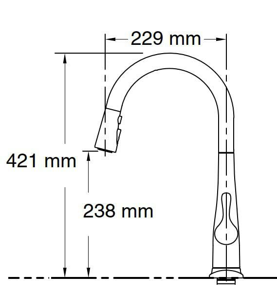 Simplice（シンプライス）<br>キッチン用水栓<br>K-22036-VS