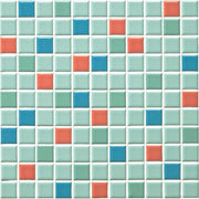 アートモザイク施釉25角