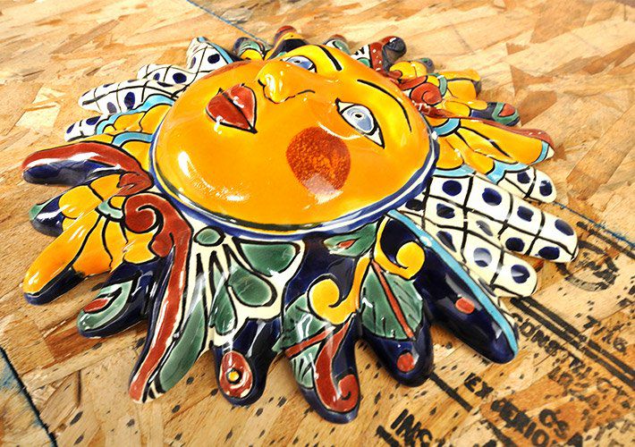 タラベラ焼 壁飾り<br>S-0003