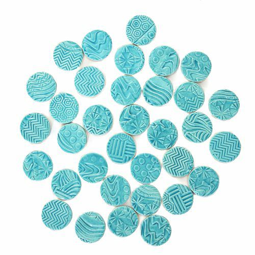 丸タイル L<br>3個セット<br>SC-024-turquoise