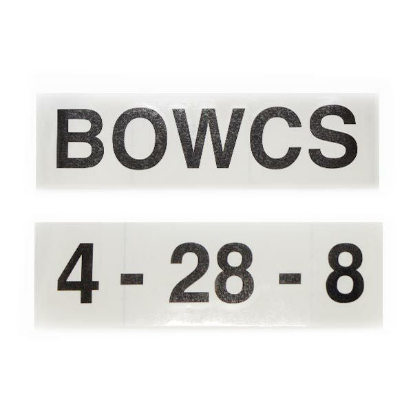 カッティングシート　Brizebox用：ローマ字/数字