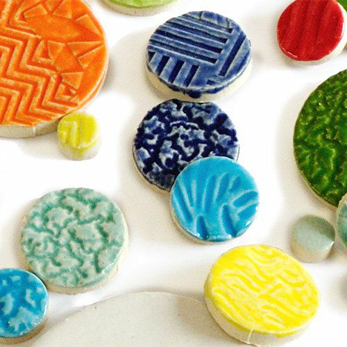 ランダムサイズ・丸タイル - M<br>SC-013-M