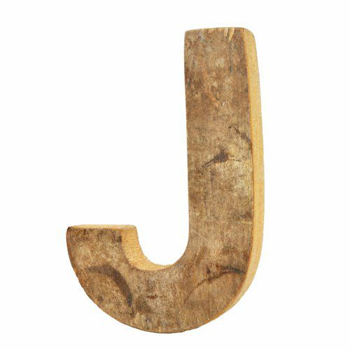 ウッドオーナメント・アルファベット<br>wood-J