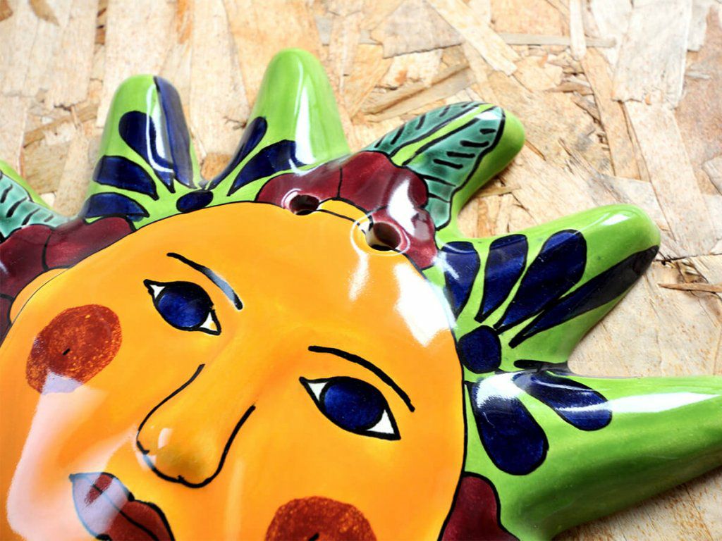 タラベラ焼 壁飾り<br>S-0008