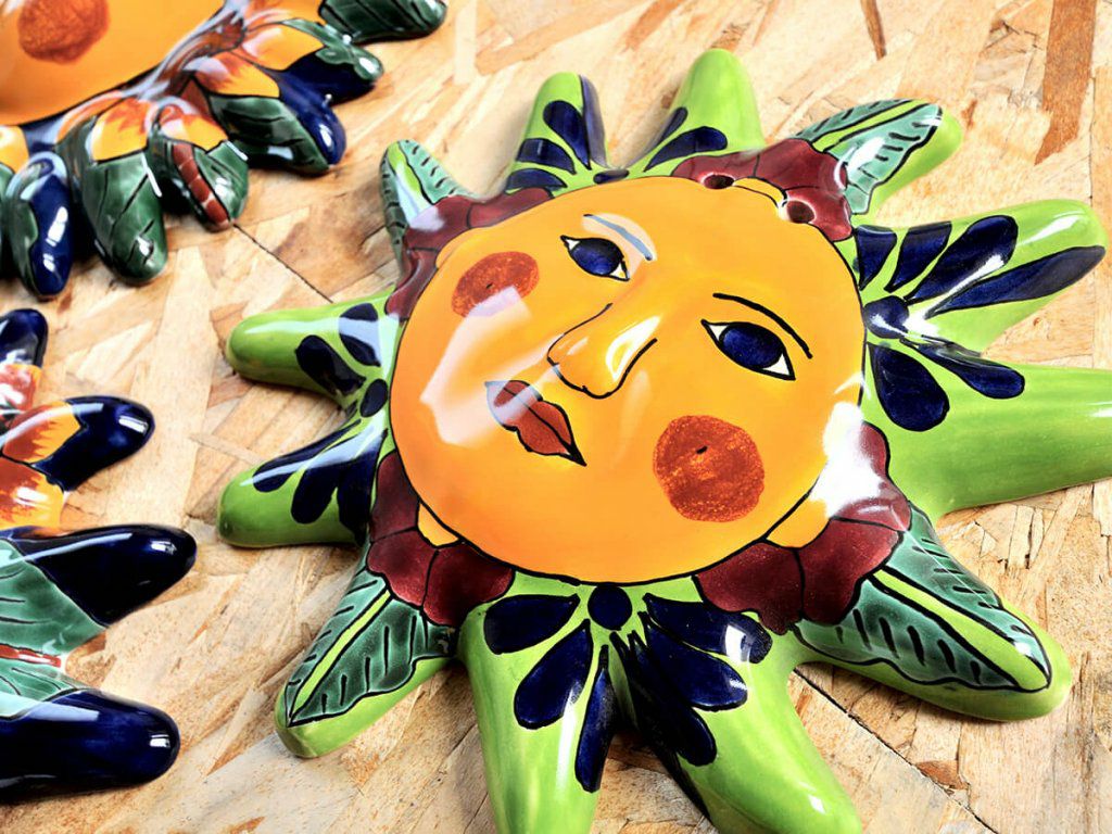 タラベラ焼 壁飾り<br>S-0008