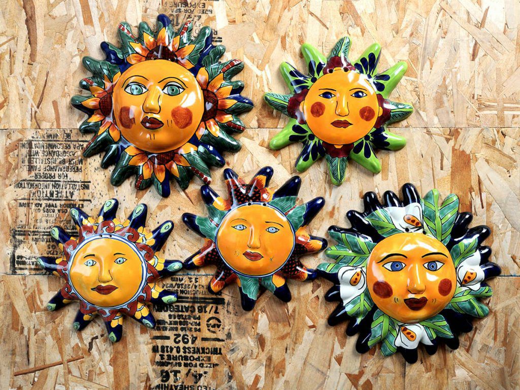 タラベラ焼 壁飾り<br>S-0008