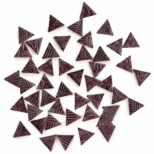 三角形タイル<br>10個セット<br>SC-020-purple