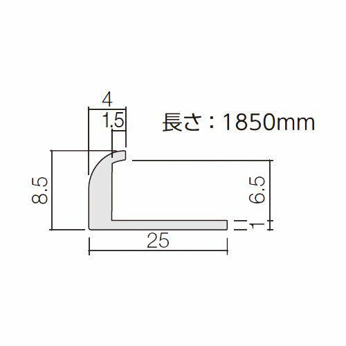 スマートモザイクシート専用見切り材<br>SM-1850J/W-7