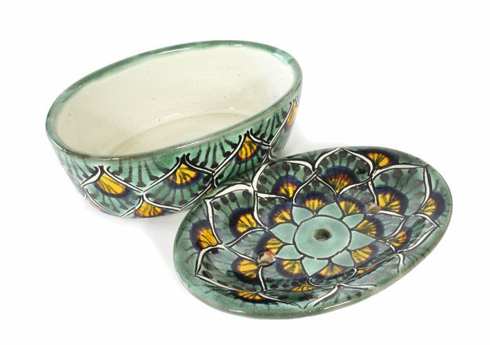 タラベラ焼 ソープディッシュ<br>60309