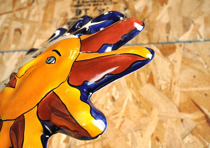 タラベラ焼 壁飾り<br>S-0001