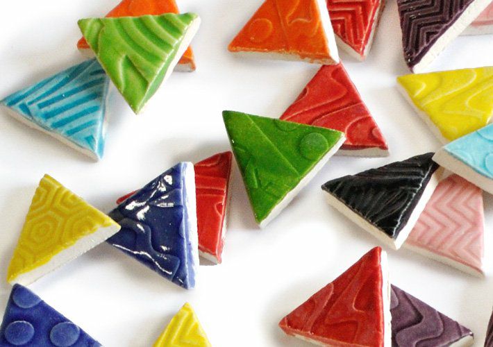 三角形タイル<br>11個セット<br>SC-016