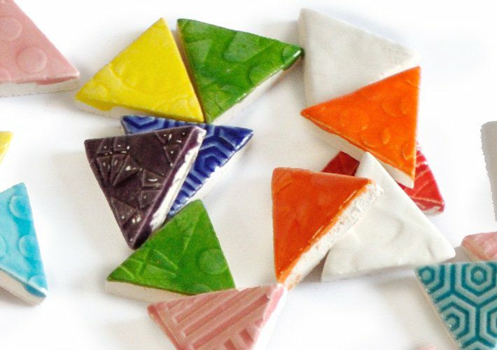 三角形タイル<br>11個セット<br>SC-016