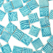 20角タイル<br>10個セット<br>SC-022-mizuiro