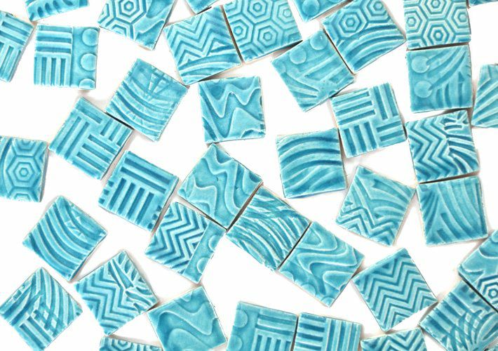 20角タイル<br>10個セット<br>SC-022-mizuiro