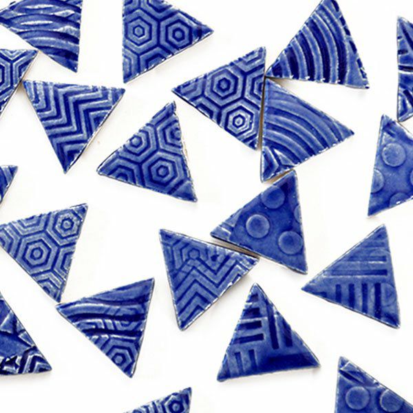 三角形タイル<br>10個セット<br>SC-020-blue