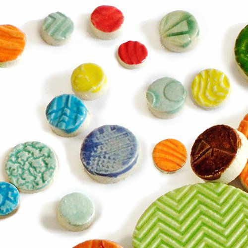 ランダムサイズ・丸タイル - S<br>SC-013-S