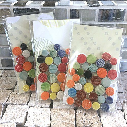 ランダムサイズ・丸タイル - S<br>SC-013-S