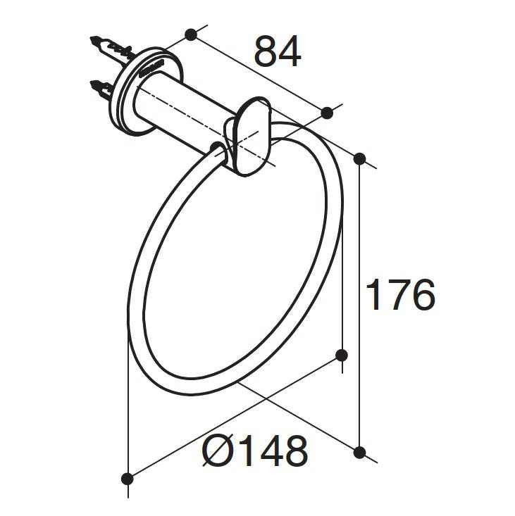 Kumin（クミン）<br>タオルリング<br>K-97898T-CP