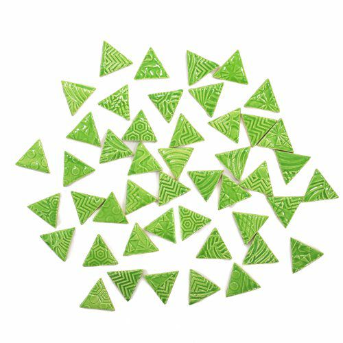 三角形タイル<br>10個セット<br>SC-020-green