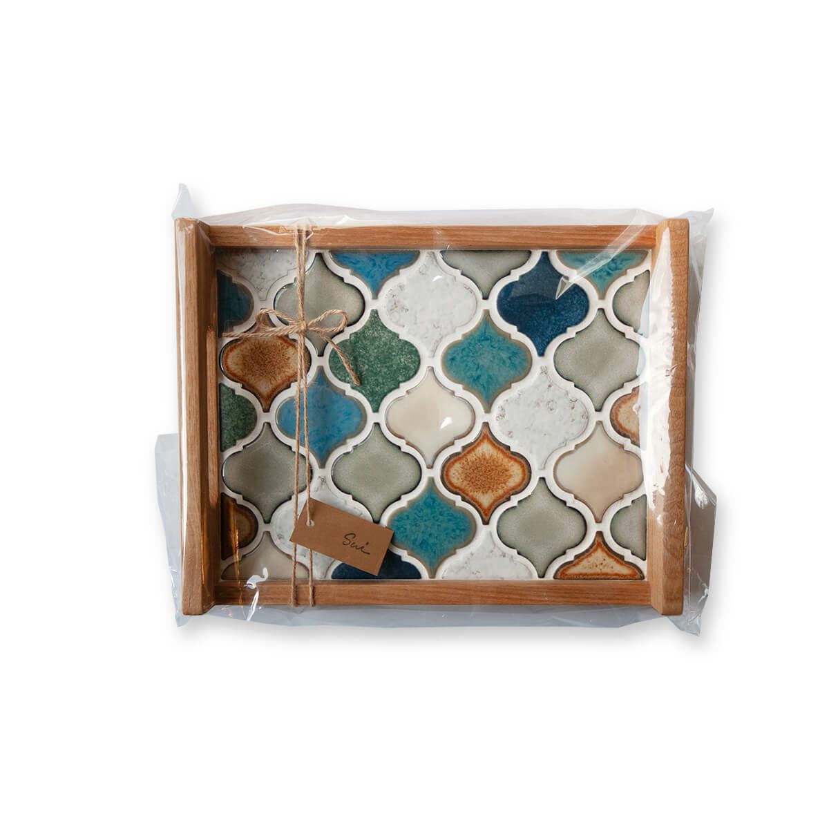 コラベルタイルカフェトレイA   SUI-057