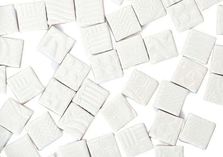 20角タイル<br>10個セット<br>SC-022-white