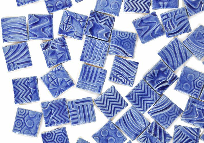 20角タイル<br>10個セット<br>SC-022-blue