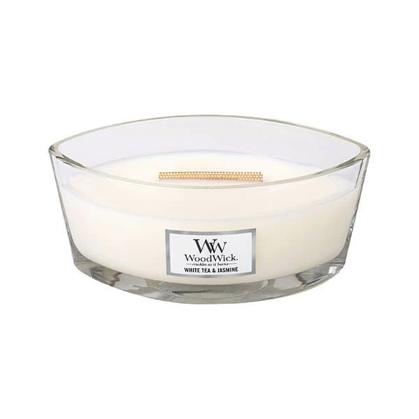 Wood Wick ハースウィック アロマキャンドル（ホワイトティー＆ジャスミン）