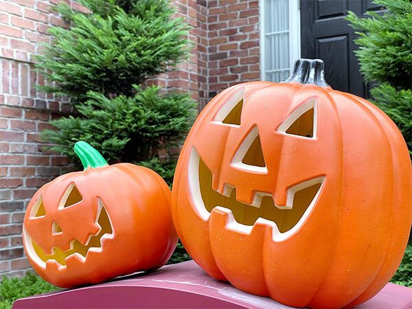 パンプキンLEDランタンD  pumpkin_LED D