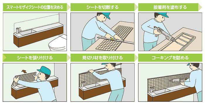 スマートモザイクシート専用接着剤<br>SMB-B/W