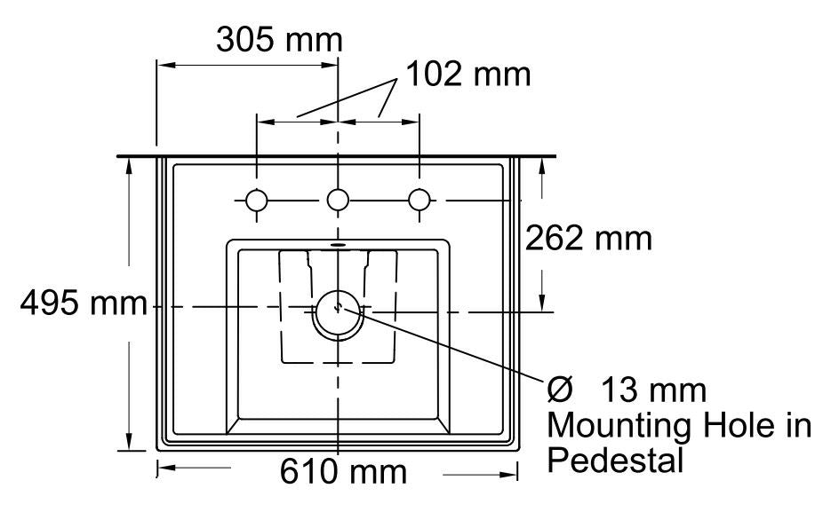 Tresham（トレシャム）<br>ペデスタル<br>K-2844-8-0