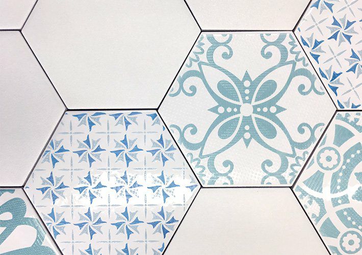 ［大特価］六角形・無地タイル