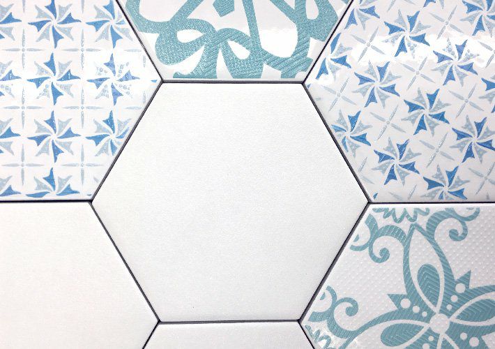 ［大特価］六角形・無地タイル