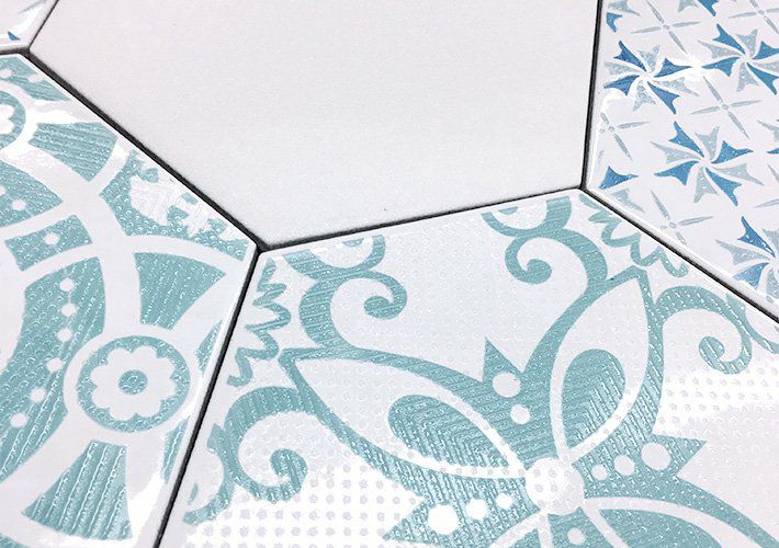 ［大特価］六角形・無地タイル