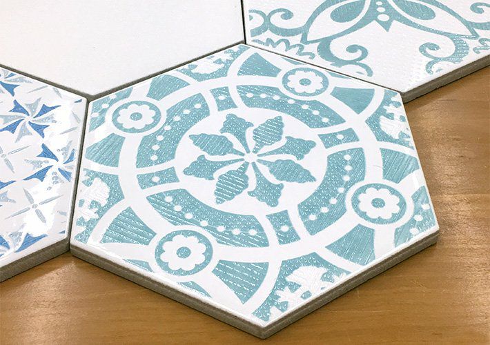 ［大特価］六角形・無地タイル